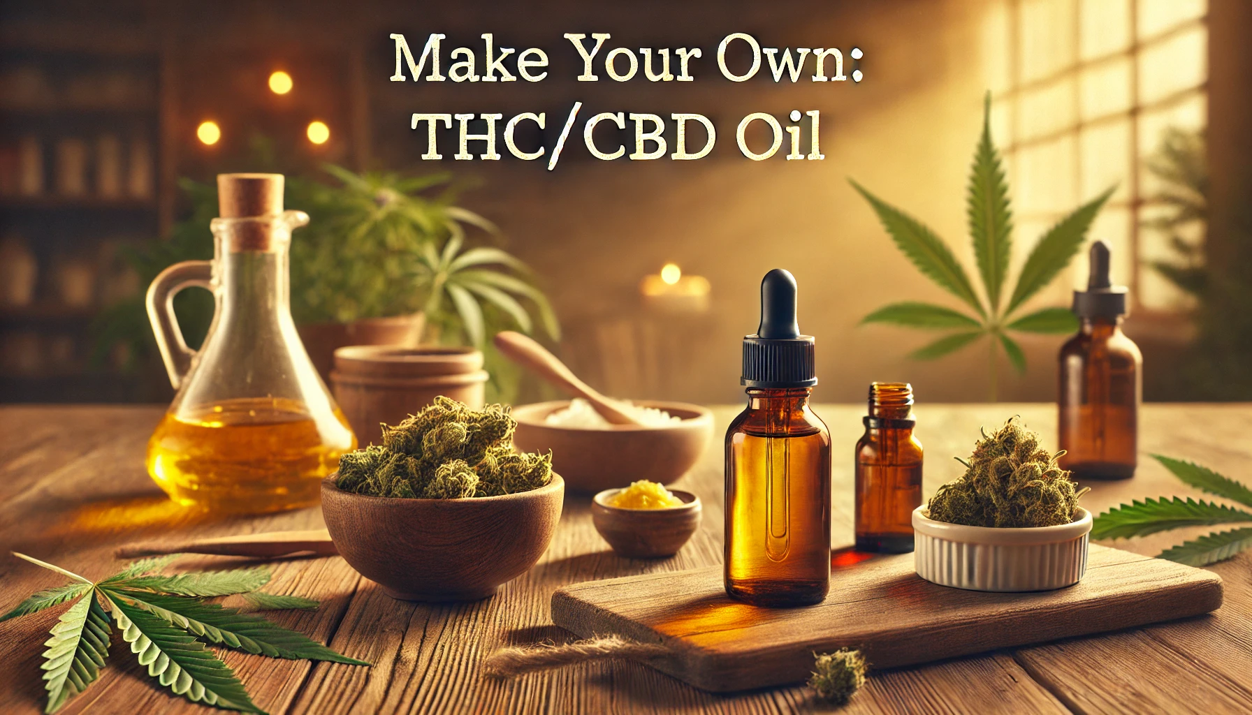 make your own thc cbd oil